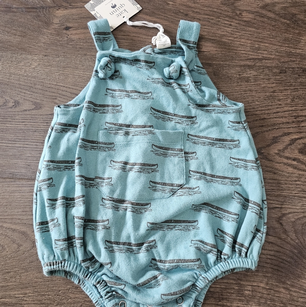 Kate Quinn Blue Canoe Romper Sz 18-24 - Picture 2 of 4